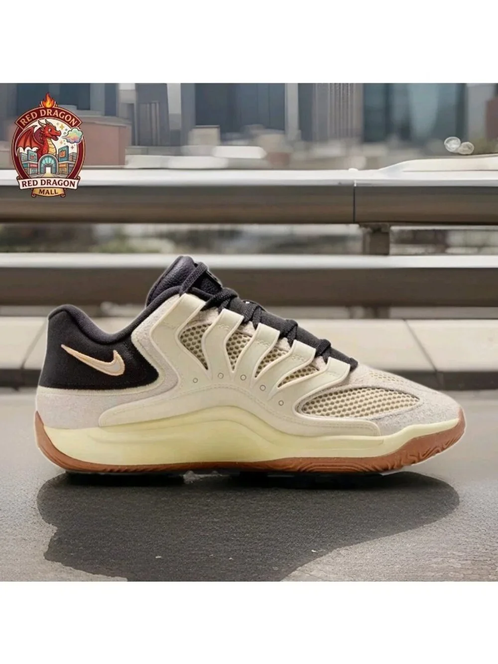 Nike KD 18 Basketball Shoes Phantom Black Gum IH2367-100 - Men's Size 11.5